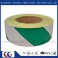 Green and White Stripe Design Reflective Marking Adhesive Tape (C1300-S)